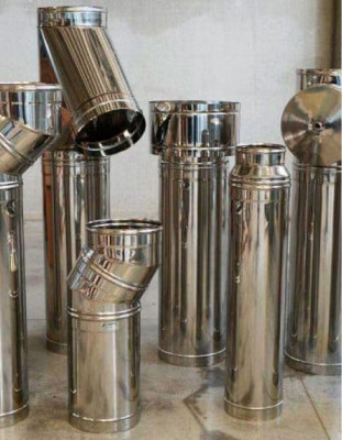 Дымоходы из оцинкованной и нержавеющей стали